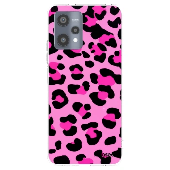 Picasee átlátszó szilikon tok az alábbi mobiltelefonokra Realme 9 Pro 5G - Pink Tiger