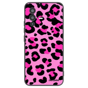 Picasee fekete szilikon tok az alábbi mobiltelefonokra Vivo V23 5G - Pink Tiger