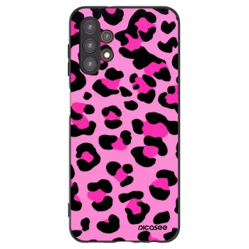 Picasee fekete szilikon tok az alábbi mobiltelefonokra Samsung Galaxy A13 4G A135 - Pink Tiger