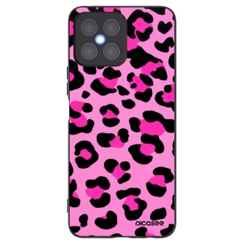 Picasee fekete szilikon tok az alábbi mobiltelefonokra Honor X8 4G - Pink Tiger