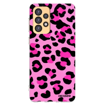 Picasee átlátszó szilikon tok az alábbi mobiltelefonokra Samsung Galaxy A33 5G A336 - Pink Tiger