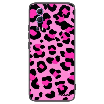 Picasee fekete szilikon tok az alábbi mobiltelefonokra Vivo Y52 5G - Pink Tiger