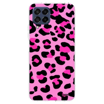 Picasee átlátszó szilikon tok az alábbi mobiltelefonokra Samsung Galaxy M53 5G - Pink Tiger