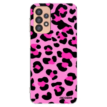 Picasee átlátszó szilikon tok az alábbi mobiltelefonokra Samsung Galaxy A23 A236B 5G - Pink Tiger