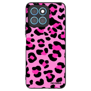 Picasee fekete szilikon tok az alábbi mobiltelefonokra Honor X8 5G - Pink Tiger