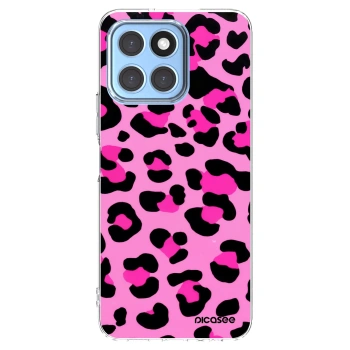 Picasee átlátszó szilikon tok az alábbi mobiltelefonokra Honor X8 5G - Pink Tiger