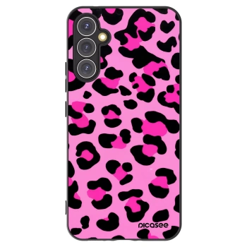 Picasee fekete szilikon tok az alábbi mobiltelefonokra Samsung Galaxy A34 5G A346B - Pink Tiger