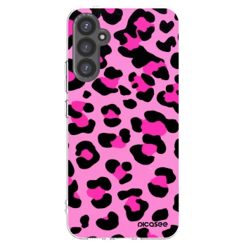 Picasee átlátszó szilikon tok az alábbi mobiltelefonokra Samsung Galaxy A34 5G A346B - Pink Tiger