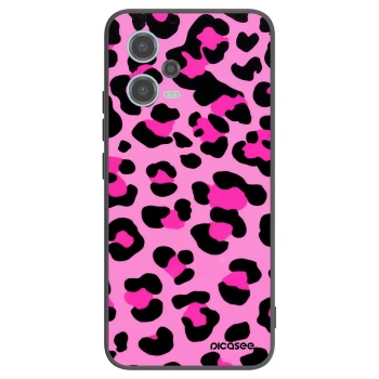 Picasee fekete szilikon tok az alábbi mobiltelefonokra Xiaomi Redmi Note 12 5G - Pink Tiger