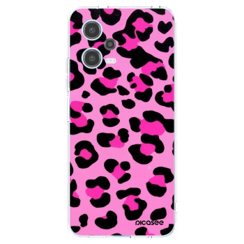 Picasee átlátszó szilikon tok az alábbi mobiltelefonokra Xiaomi Redmi Note 12 5G - Pink Tiger