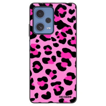 Picasee fekete szilikon tok az alábbi mobiltelefonokra Xiaomi Redmi Note 12 Pro 5G - Pink Tiger