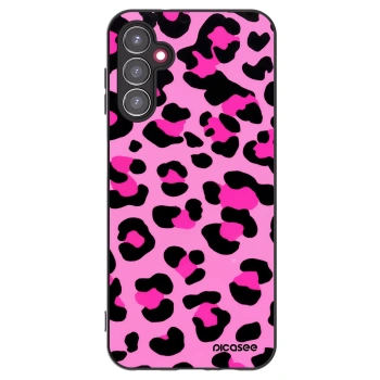 Picasee fekete szilikon tok az alábbi mobiltelefonokra Samsung Galaxy A14 5G A146P - Pink Tiger