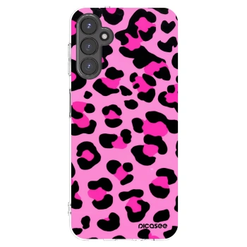 Picasee átlátszó szilikon tok az alábbi mobiltelefonokra Samsung Galaxy A14 5G A146P - Pink Tiger