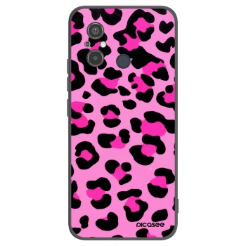 Picasee fekete szilikon tok az alábbi mobiltelefonokra Xiaomi Redmi 12C - Pink Tiger