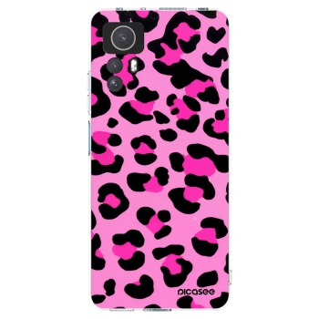 Picasee átlátszó szilikon tok az alábbi mobiltelefonokra Xiaomi Redmi Note 12S - Pink Tiger