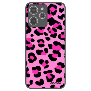 Picasee fekete szilikon tok az alábbi mobiltelefonokra Xiaomi Redmi 12 4G - Pink Tiger