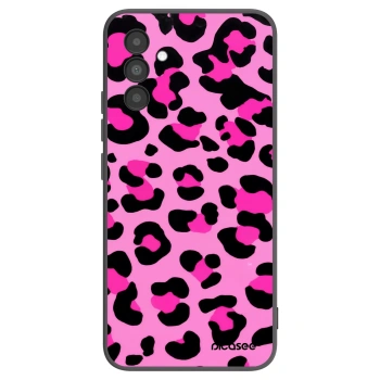 Picasee fekete szilikon tok az alábbi mobiltelefonokra Samsung Galaxy A04s A047F - Pink Tiger