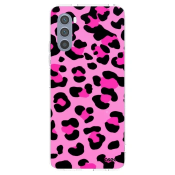 Picasee átlátszó szilikon tok az alábbi mobiltelefonokra Motorola Moto G62 - Pink Tiger