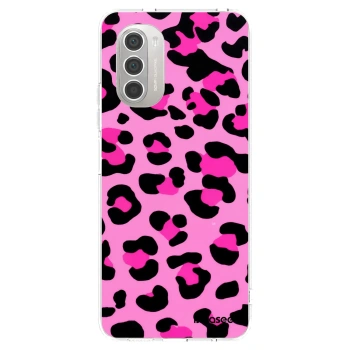 Picasee átlátszó szilikon tok az alábbi mobiltelefonokra Motorola Moto G51 - Pink Tiger