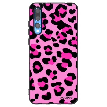 Picasee fekete szilikon tok az alábbi mobiltelefonokra Huawei P20 Pro - Pink Tiger