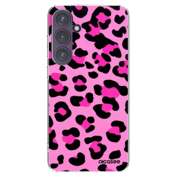Picasee átlátszó szilikon tok az alábbi mobiltelefonokra Samsung Galaxy S24+ S926B 5G - Pink Tiger