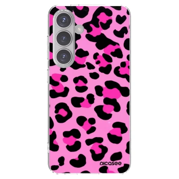 Picasee átlátszó szilikon tok az alábbi mobiltelefonokra Samsung Galaxy S24 S921B 5G - Pink Tiger