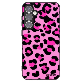 Picasee fekete szilikon tok az alábbi mobiltelefonokra Samsung Galaxy S23 FE S711B - Pink Tiger