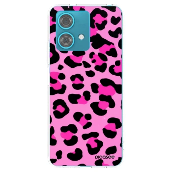 Picasee átlátszó szilikon tok az alábbi mobiltelefonokra Motorola Edge 40 Neo - Pink Tiger