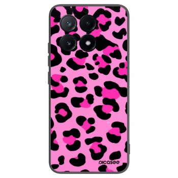 Picasee fekete szilikon tok az alábbi mobiltelefonokra Xiaomi Poco X6 Pro - Pink Tiger