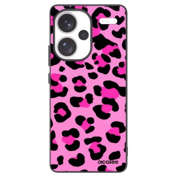 Picasee fekete szilikon tok az alábbi mobiltelefonokra Xiaomi Redmi Note 13 Pro+ 5G - Pink Tiger