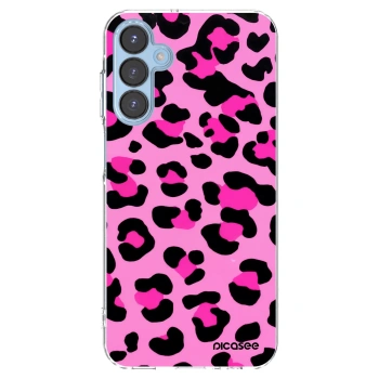 Picasee átlátszó szilikon tok az alábbi mobiltelefonokra Samsung Galaxy A15 A156B 5G - Pink Tiger