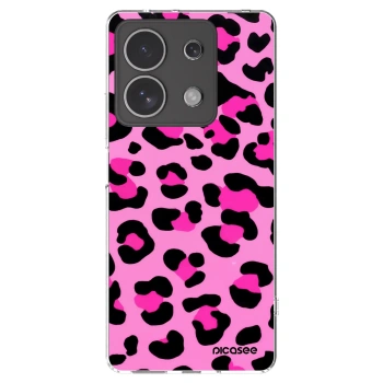 Picasee átlátszó szilikon tok az alábbi mobiltelefonokra Xiaomi Redmi Note 13 4G - Pink Tiger