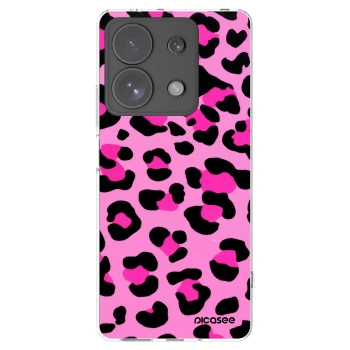 Picasee átlátszó szilikon tok az alábbi mobiltelefonokra Xiaomi Redmi Note 13 Pro 4G - Pink Tiger