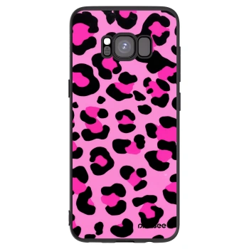 Picasee fekete szilikon tok az alábbi mobiltelefonokra Samsung Galaxy S8 G950F - Pink Tiger