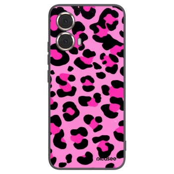 Picasee fekete szilikon tok az alábbi mobiltelefonokra Motorola Moto G85 - Pink Tiger