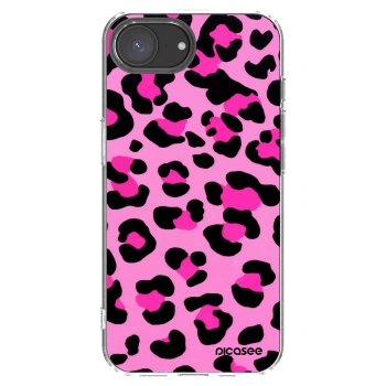 Picasee átlátszó szilikon tok az alábbi mobiltelefonokra Apple iPhone 16e - Pink Tiger
