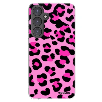 Picasee átlátszó szilikon tok az alábbi mobiltelefonokra Samsung Galaxy S24 FE S721B - Pink Tiger