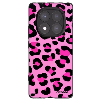 Picasee fekete szilikon tok az alábbi mobiltelefonokra Xiaomi Redmi Note 14 Pro+ 5G - Pink Tiger