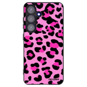 Picasee fekete szilikon tok az alábbi mobiltelefonokra Samsung Galaxy S25 5G - Pink Tiger