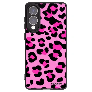 Picasee fekete szilikon tok az alábbi mobiltelefonokra Samsung Galaxy S25 Edge 5G - Pink Tiger