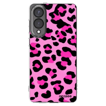 Picasee átlátszó szilikon tok az alábbi mobiltelefonokra Samsung Galaxy S25 Edge 5G - Pink Tiger