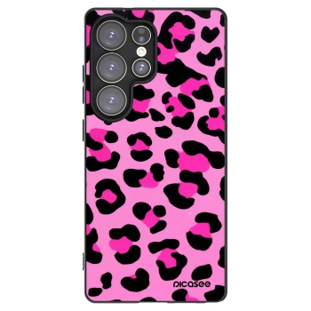 Picasee fekete szilikon tok az alábbi mobiltelefonokra Samsung Galaxy S25 Ultra 5G - Pink Tiger