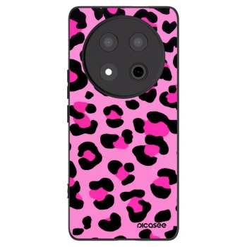 Picasee fekete szilikon tok az alábbi mobiltelefonokra Honor Magic7 Lite 5G - Pink Tiger