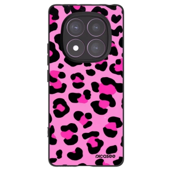 Picasee fekete szilikon tok az alábbi mobiltelefonokra Xiaomi Redmi Note 14 Pro 4G - Pink Tiger