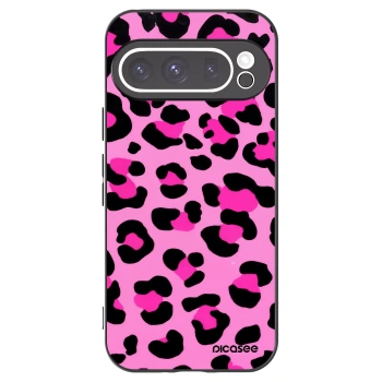 Picasee fekete szilikon tok az alábbi mobiltelefonokra Google Pixel 9 Pro - Pink Tiger