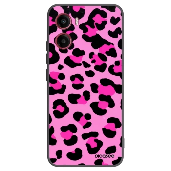 Picasee fekete szilikon tok az alábbi mobiltelefonokra Motorola Moto G05 - Pink Tiger