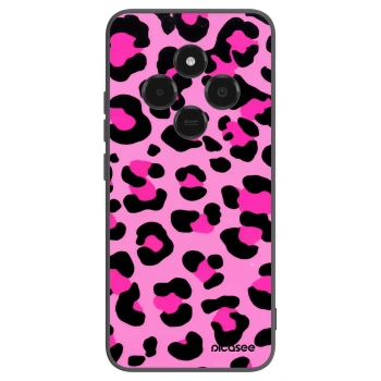 Picasee fekete szilikon tok az alábbi mobiltelefonokra Xiaomi Poco C75 - Pink Tiger