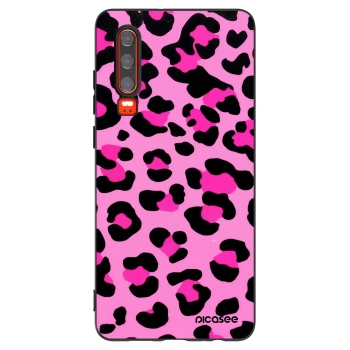 Picasee fekete szilikon tok az alábbi mobiltelefonokra Huawei P30 - Pink Tiger
