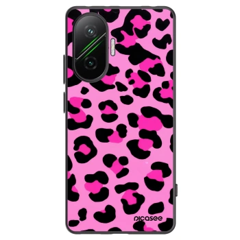 Picasee fekete szilikon tok az alábbi mobiltelefonokra Xiaomi Poco F7 5G - Pink Tiger