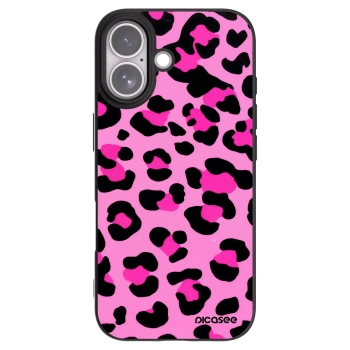 Picasee fekete szilikon tok az alábbi mobiltelefonokra Apple iPhone 17 - Pink Tiger